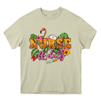 Mossy Nurse off duty Heavy Core Tee - NancyCooperArtShop