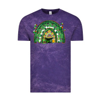 Cloud Purple St. Patrick's rainbow Vintage Tee - CowGirlArtShop