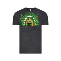 Vintage Black St. Patrick's rainbow Vintage Tee - CowGirlArtShop