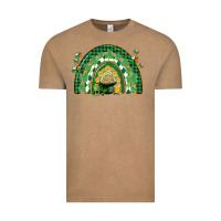 Vintage Coffee St. Patrick's rainbow Vintage Tee - CowGirlArtShop