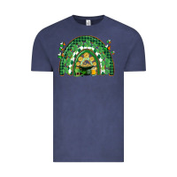 Vintage Denim St. Patrick's rainbow Vintage Tee - CowGirlArtShop