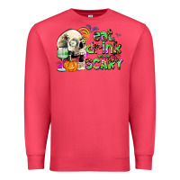 Cardinal eat drınk and be scary Premium Sweatshirt - AdoDesignShop