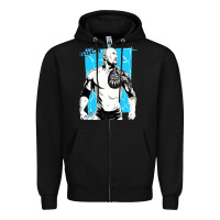 Black the rock power Zipper Hoodie - maiPhamDesign