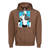 Chestnut the rock power Zipper Hoodie - maiPhamDesign