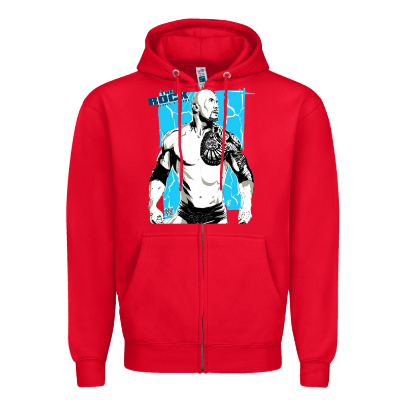 The Rock Power Zipper Hoodie by maiPhamDesign | Teevron