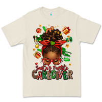 Bone santas favorite caregiver afro messy bun Premium Tee - texasbilliewilder