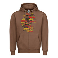 Chestnut germany map silhouette towns cities flag berlin travel t shirt Zipper Hoodie - maiPhamDesign
