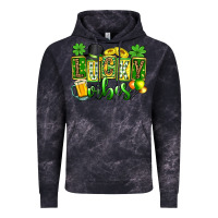 Cloud Black St. Patrick's Lucky vibes Vintage Hoodie - OliviaCreatesArt