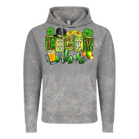Cloud Rock St. Patrick's Lucky vibes Vintage Hoodie - OliviaCreatesArt
