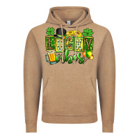 Vintage Coffee St. Patrick's Lucky vibes Vintage Hoodie - OliviaCreatesArt