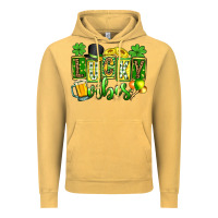 Vintage Mustard St. Patrick's Lucky vibes Vintage Hoodie - OliviaCreatesArt