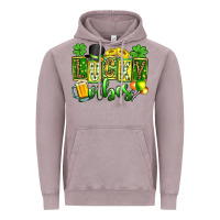 Vintage Zinc St. Patrick's Lucky vibes Vintage Hoodie - OliviaCreatesArt