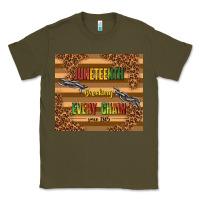 Army Green juneteenth breaking every chain since 1865 Classic Tee - TumblerDesignByShophia