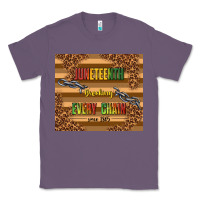 Lavender juneteenth breaking every chain since 1865 Classic Tee - TumblerDesignByShophia