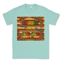 Seafoam juneteenth breaking every chain since 1865 Classic Tee - TumblerDesignByShophia