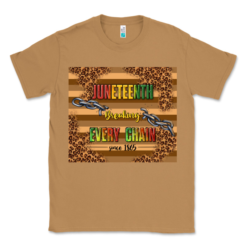 Juneteenth Breaking Every Chain Since 1865 Classic Tee by TumblerDesignByShophia | Teevron