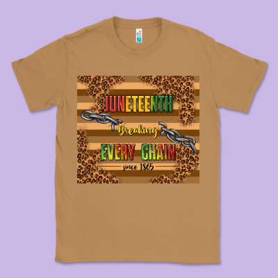Juneteenth Breaking Every Chain Since 1865 Classic Tee Designed By Tumblerdesignbyshophia