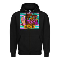 Black nail boss tumbler Zipper Hoodie - BarkalooDesign