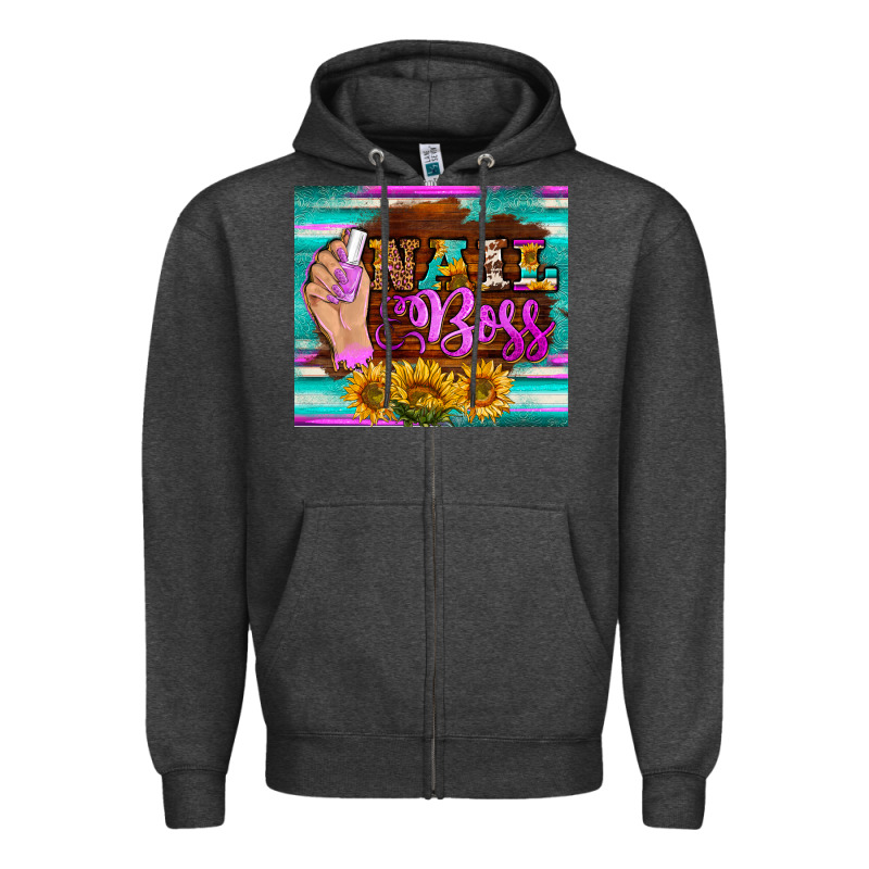 Nail Boss Tumbler Zipper Hoodie by BarkalooDesign | Teevron