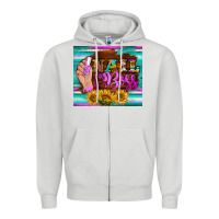 Dove Grey nail boss tumbler Zipper Hoodie - BarkalooDesign