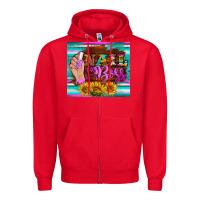 Red nail boss tumbler Zipper Hoodie - BarkalooDesign