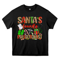 Black Santa's Favorite Phlebotomist Heavy Core Tee - texasbilliewilder
