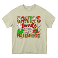 Mossy Santa's Favorite Phlebotomist Heavy Core Tee - texasbilliewilder