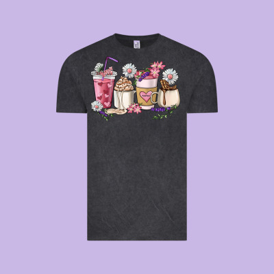 Mama Coffee Cup Mother's Day Vintage Tee Designed By Howdyjamesfarm