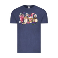 Vintage Denim Mama coffee cup mother's day Vintage Tee - HowdyJamesFarm