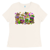 Bone Mardi Gras coffee cups Ladies Tee - HowdyJamesFarm