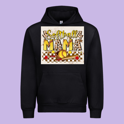 Softball Mom Urban Hoodie Designed By Jahusdesignshop