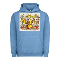 Pigment Pebble Blue softball mom Urban Hoodie - JahusDesignShop