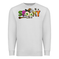 Dove Grey spooky Premium Sweatshirt - AdoDesignShop
