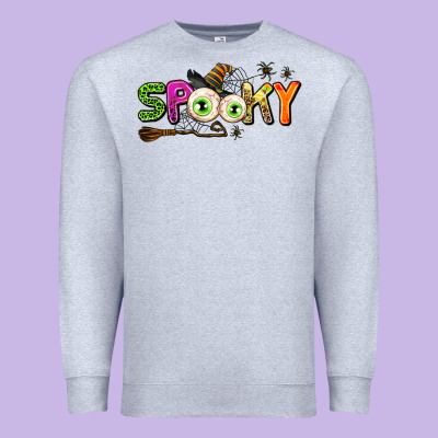 Spooky Premium Sweatshirt Designed By Adodesignshop
