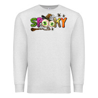 Oatmeal Heather spooky Premium Sweatshirt - AdoDesignShop