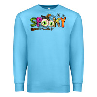 Ocean Blue spooky Premium Sweatshirt - AdoDesignShop