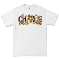 White Personalized Fall Autumn Premium Tee - NancyCooperArtShop