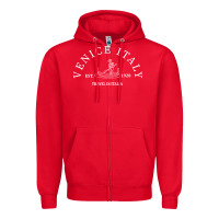 Red venice italy Zipper Hoodie - maiPhamDesign