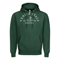 Sports Green venice italy Zipper Hoodie - maiPhamDesign