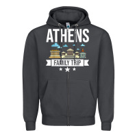 Smoke Athens Greece City Trip Skyline Map Travel Zipper Hoodie - maiPhamDesign