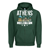 Sports Green Athens Greece City Trip Skyline Map Travel Zipper Hoodie - maiPhamDesign