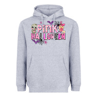 Heather Grey pink halloween Heavyweight Hoodie - AdoDesignShop