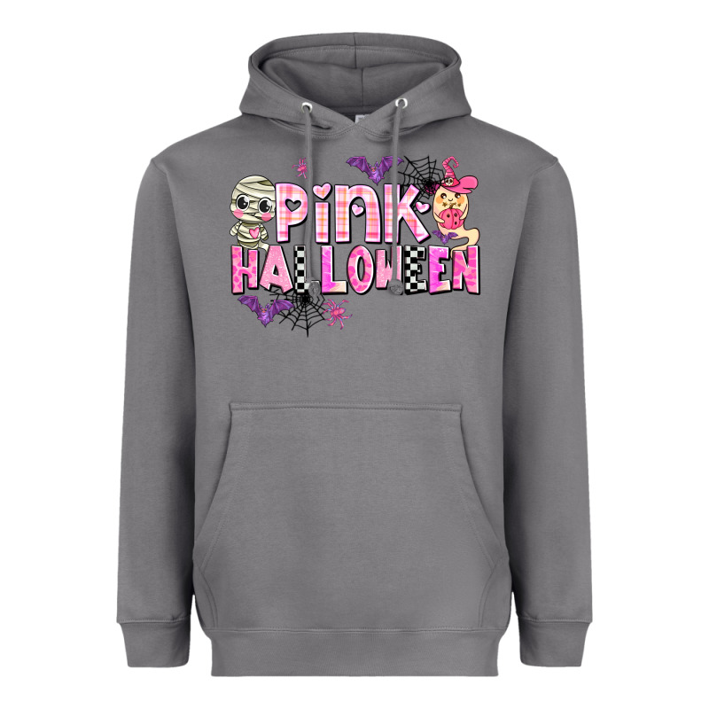 Pink Halloween Heavyweight Hoodie by AdoDesignShop | Teevron