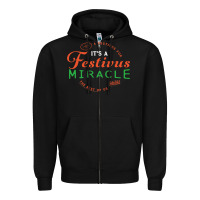 Black Seinfeld It's A Festivus Miracle Zipper Hoodie - maiPhamDesign