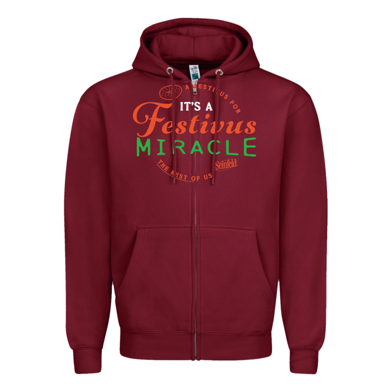 Seinfeld It's A Festivus Miracle Zipper Hoodie by maiPhamDesign | Teevron