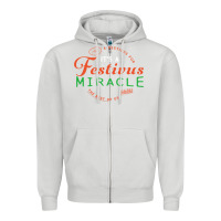 Dove Grey Seinfeld It's A Festivus Miracle Zipper Hoodie - maiPhamDesign