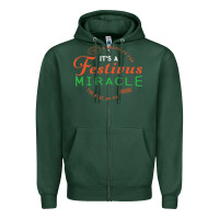 Sports Green Seinfeld It's A Festivus Miracle Zipper Hoodie - maiPhamDesign
