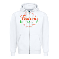 White Seinfeld It's A Festivus Miracle Zipper Hoodie - maiPhamDesign