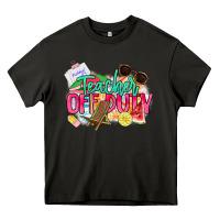 Asphalt teacher off duty Heavy Core Tee - NancyCooperArtShop