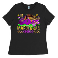 Black Mardi Gras Cruise Ladies Tee - HowdyJamesFarm